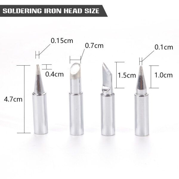 Жала для паяльника, комплект 4 шт.