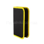 Чохол-органайзер для паяння, жовто-чорний, на блискавці