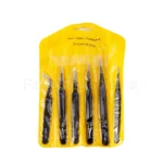 Набір антистатичних пінцетів для SMD-монтажу (6 шт.)