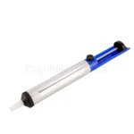 Відсмоктувач припою синій з металевим корпусом