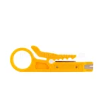 Жовтий інструмент для зачистки кабелю