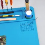 Силиконовый термостойкий коврик для пайки с магнитной полосой 380×260 мм - 3033-05-1 — изображение 2