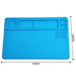 Силиконовый термостойкий коврик для пайки с магнитной полосой 380×260 мм - 3033-05-1 — изображение 3