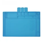 Антистатический настольный коврик для пайки 450×300 мм, термостойкий силиконовый (с магнитными зонами) - 3033-05-5 — изображение 5