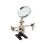 Подставка "третья рука" с лупой и зажимами для пайки