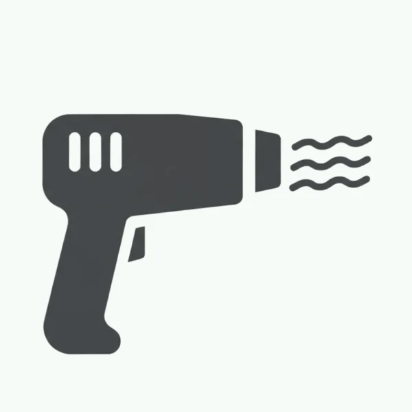 Будівельний фен з потоком повітря