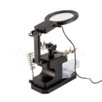 «Третья рука» с лупой и LED-подсветкой для пайки