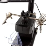 «Третья рука» с лупой и LED-подсветкой для пайки